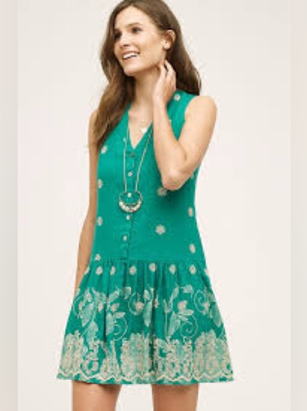 Anthropologie Maeve Pippa swing dress size XL